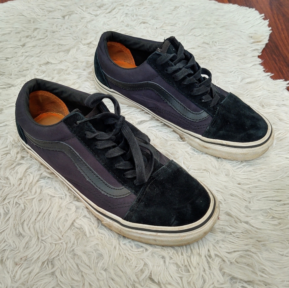 Vans Old Skool Black Scotchgard Nylon and Suede